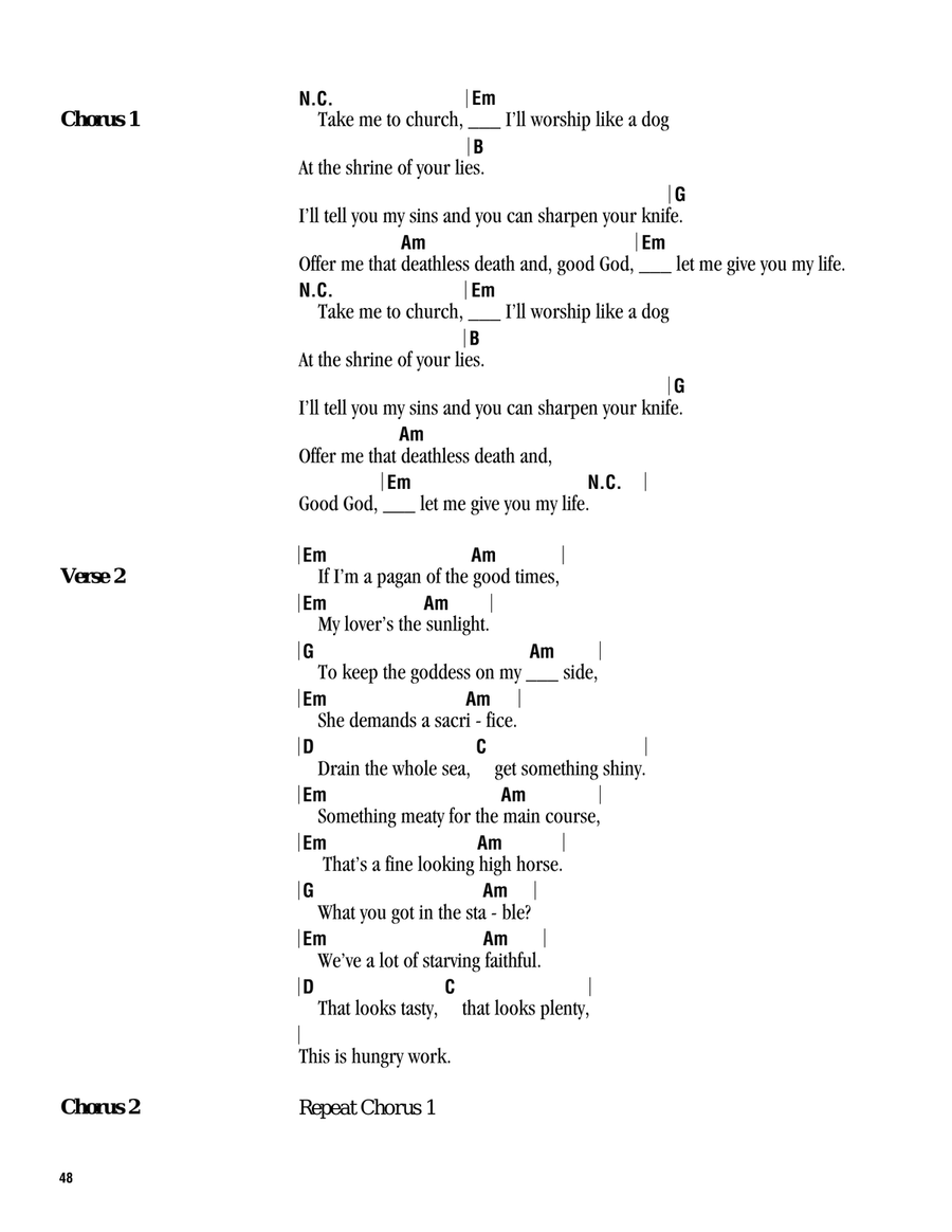 Take Me To Church Acoustic Guitar scores gallery preview page 2