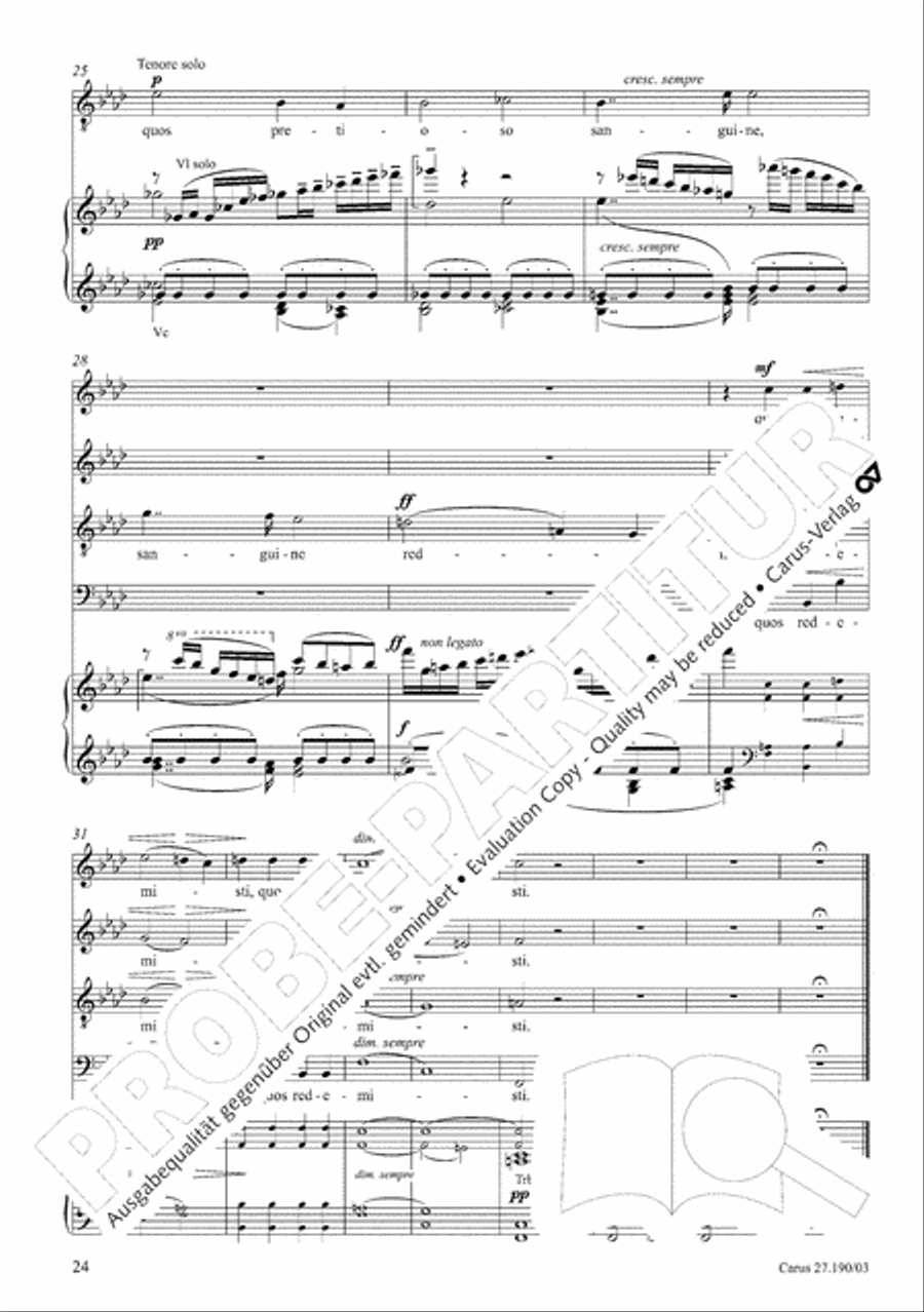 Te Deum 4-Part scores gallery preview page 25
