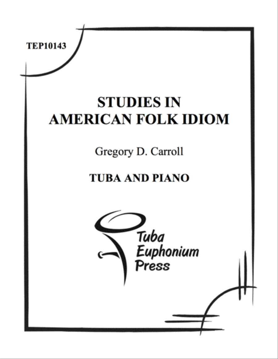 Studies in American Folk Idiom Tuba scores gallery preview page 1