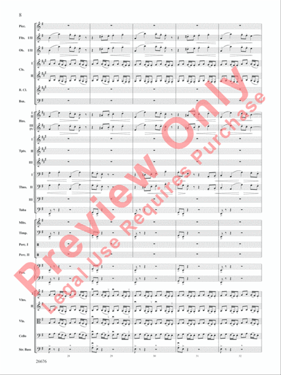 Star Wars Epic -- Part I, Suite from the Full Orchestra scores gallery preview page 9