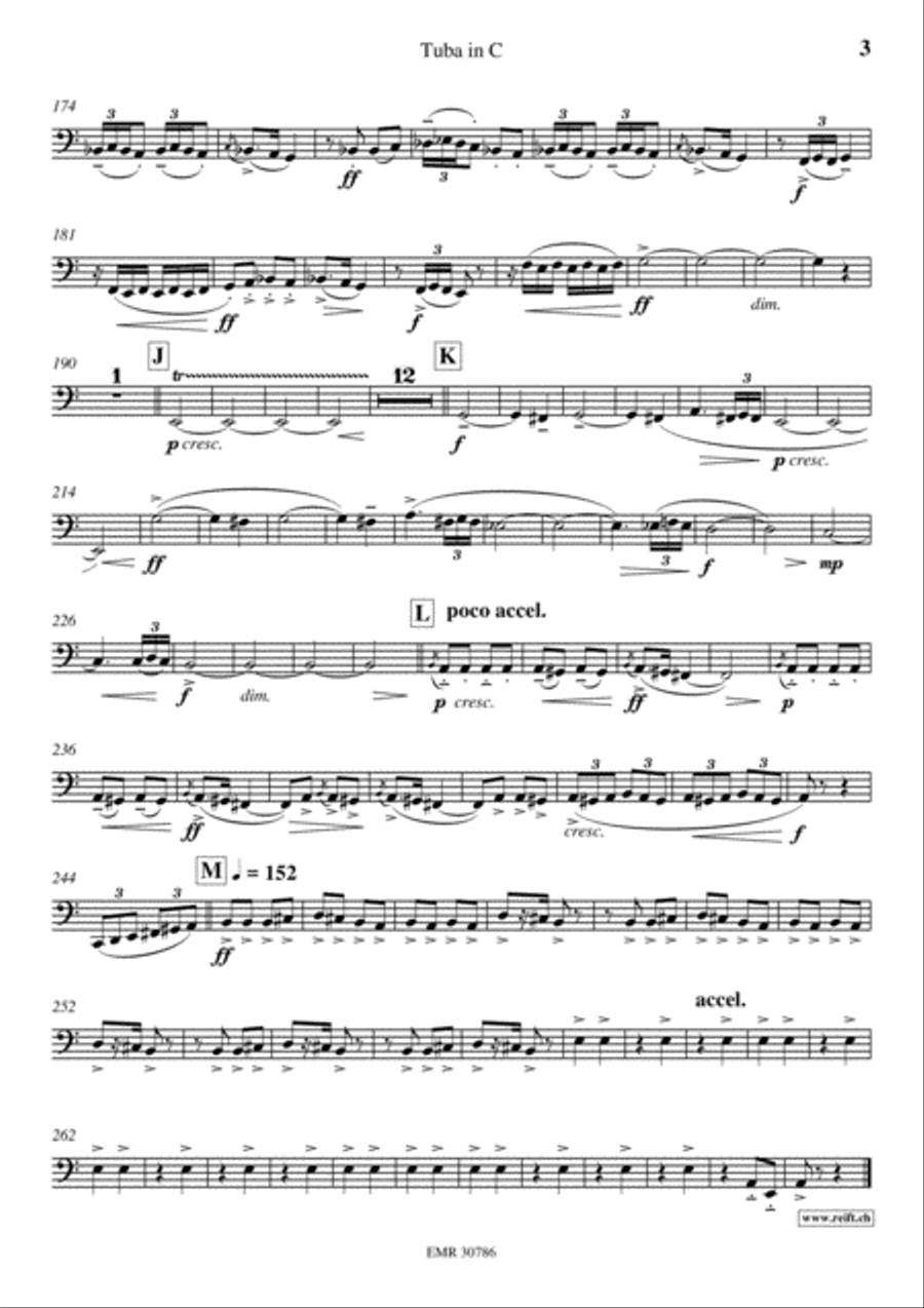 Ritual Fire Dance Tuba scores gallery preview page 4