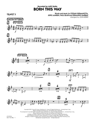 Born This Way - Trumpet 3