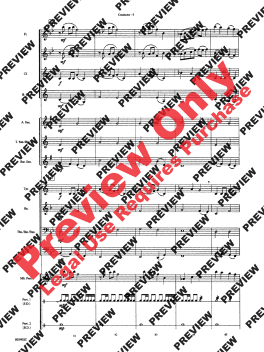 Then Come the Heroes Then Come the Heroes Concert Band scores gallery preview page 11