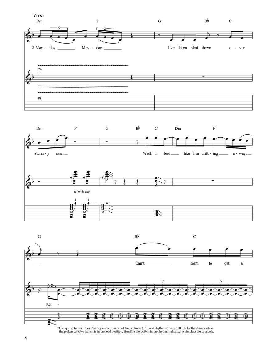 Sloe Gin Acoustic Guitar scores gallery preview page 4
