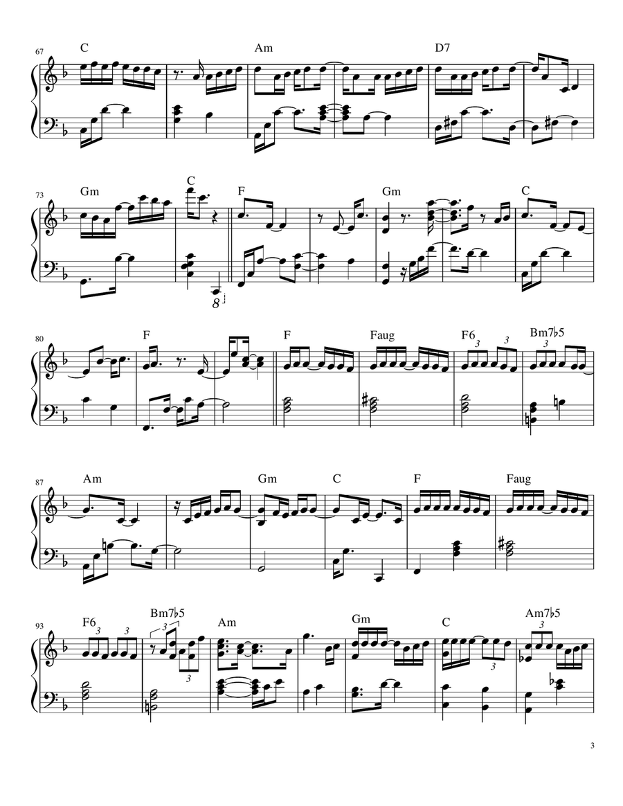 Corazon Partio Piano Solo scores gallery preview page 3