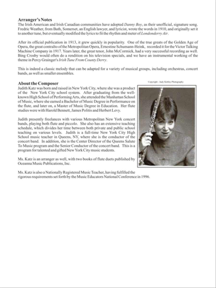 Danny Boy Woodwind Quintet scores gallery preview page 2