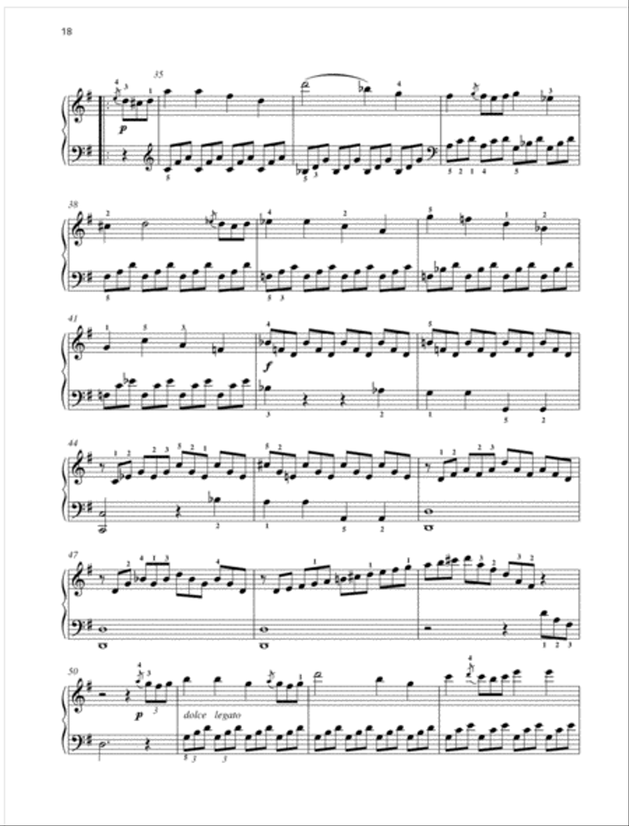 Presto Piano Solo scores gallery preview page 3