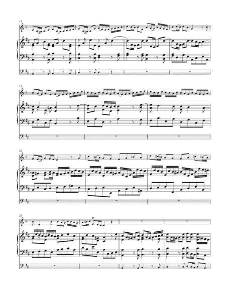 Aria from Cantata No. 1, BWV 1