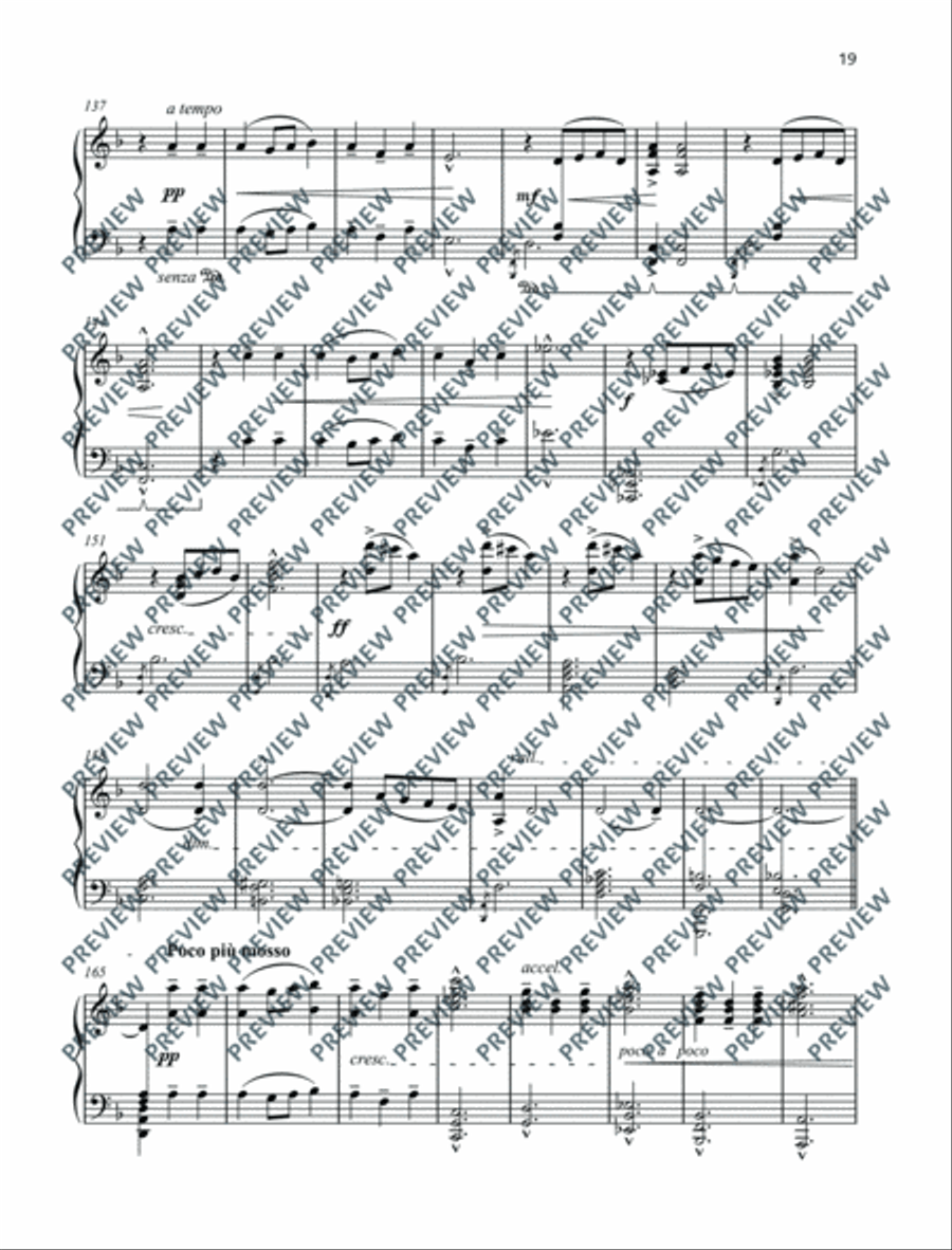 Three Fours Piano Solo scores gallery preview page 20
