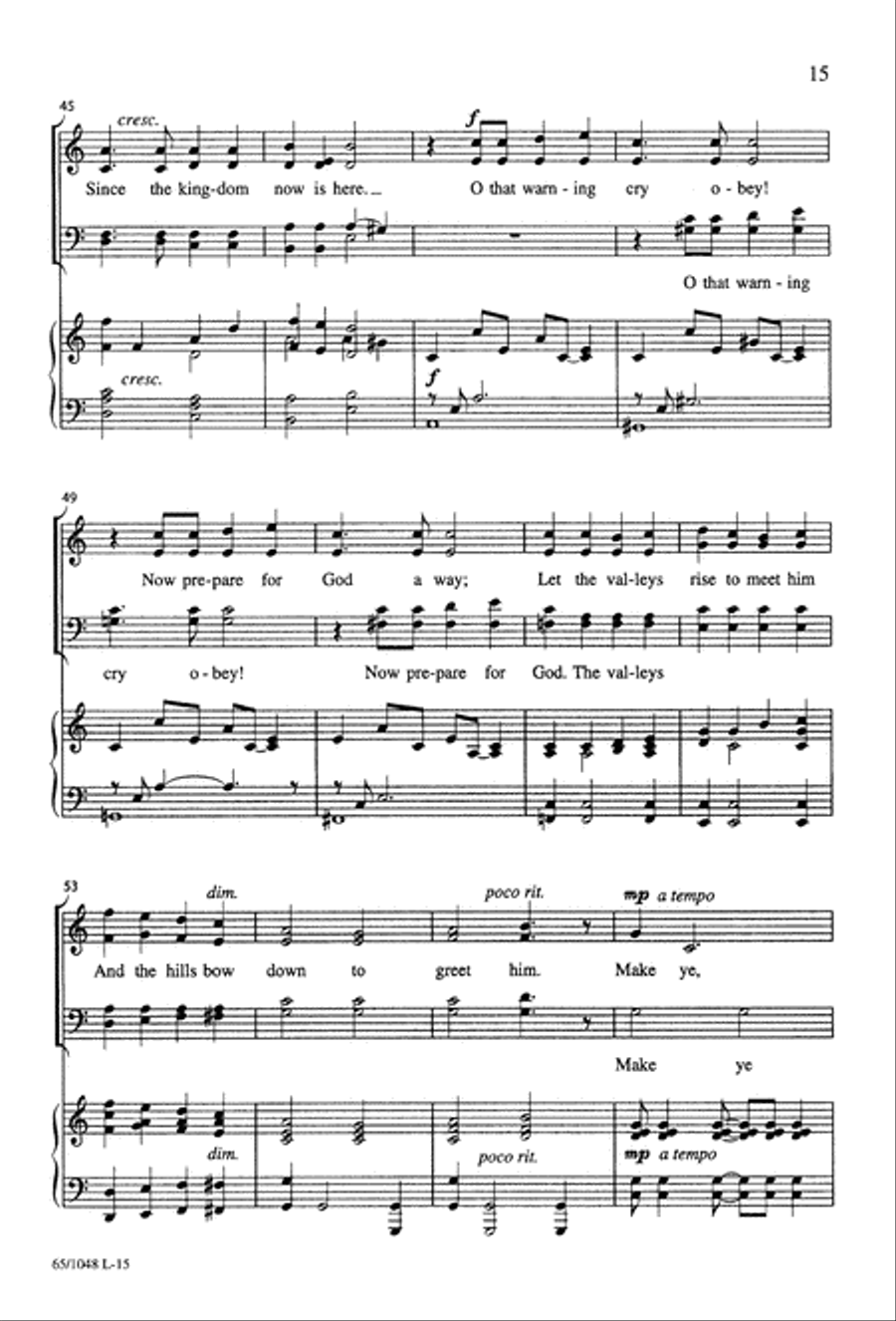 The Light of the World The Light of the World 4-Part scores gallery preview page 17