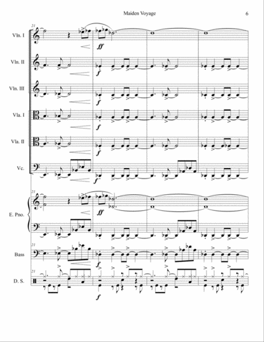 Maiden Voyage Set of Parts scores gallery preview page 6
