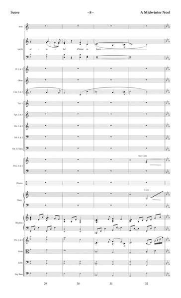 A Midwinter Noel - Orchestral Score and Parts