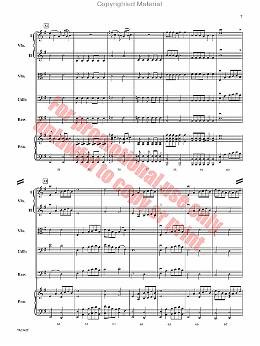 Festival Fanfaronade Festival Fanfaronade String Orchestra scores gallery preview page 8