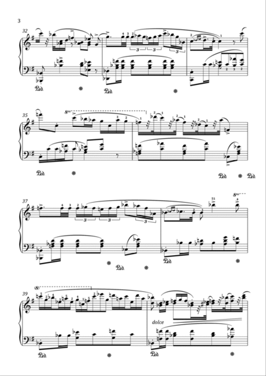 Chopin - Grande Polonaise Brillante in E♭ major - Advanced Piano Method scores gallery preview page 4