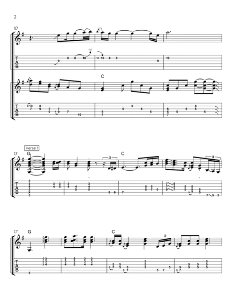 Gravity Electric Guitar scores gallery preview page 2