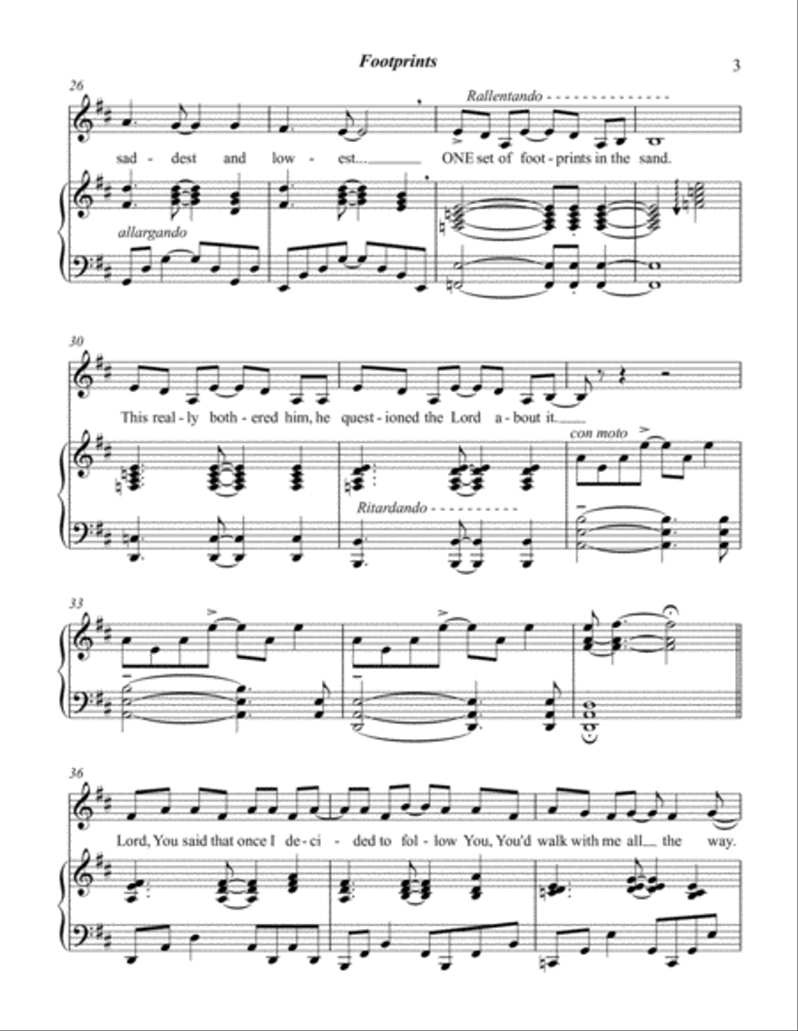 Footprints Footprints Voice scores gallery preview page 3