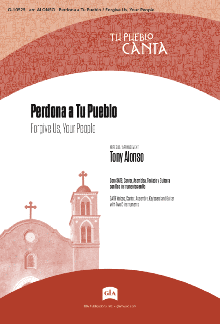 Perdona a Tu Pueblo / Forgive Us, Your People 4-Part scores gallery preview page 1