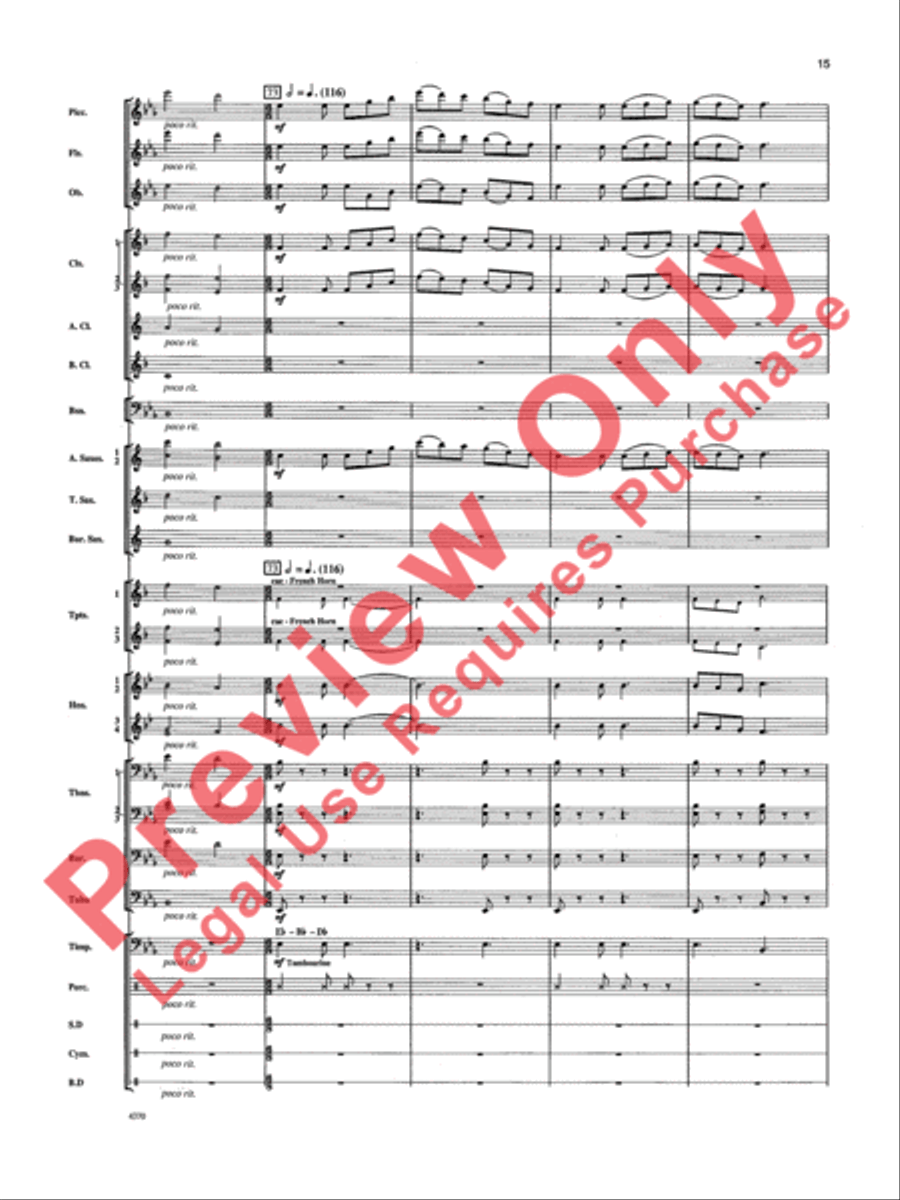Ballymore Down Concert Band scores gallery preview page 16