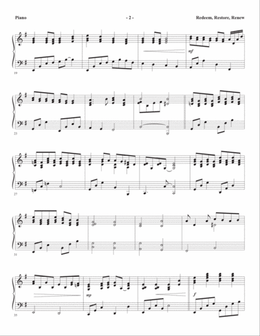 A Weary World Rejoices (A Chamber Cantata For Christmas) - Piano Choir scores gallery preview page 11