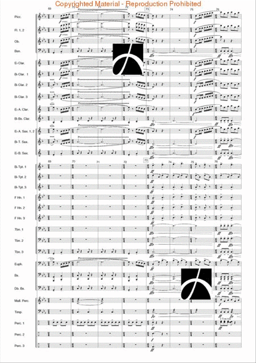 Virginia Concert Band scores gallery preview page 14
