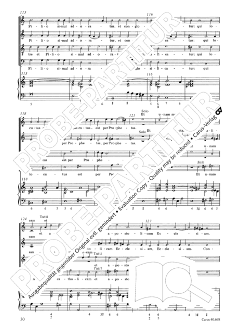 Messa breve SSATB scores gallery preview page 31