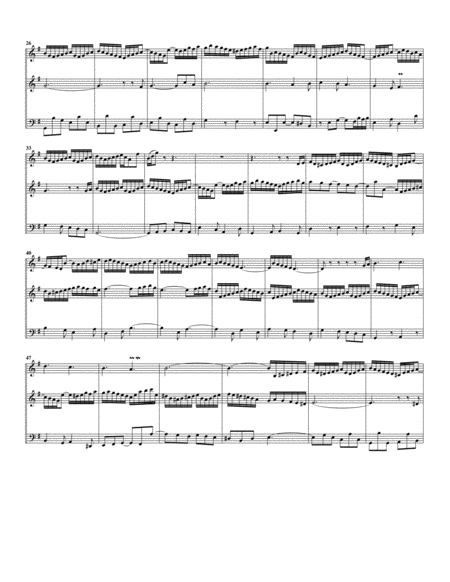Allein Gott in der Höh sei Ehr BWV 676 (arrangement for 2 violins and violoncello)