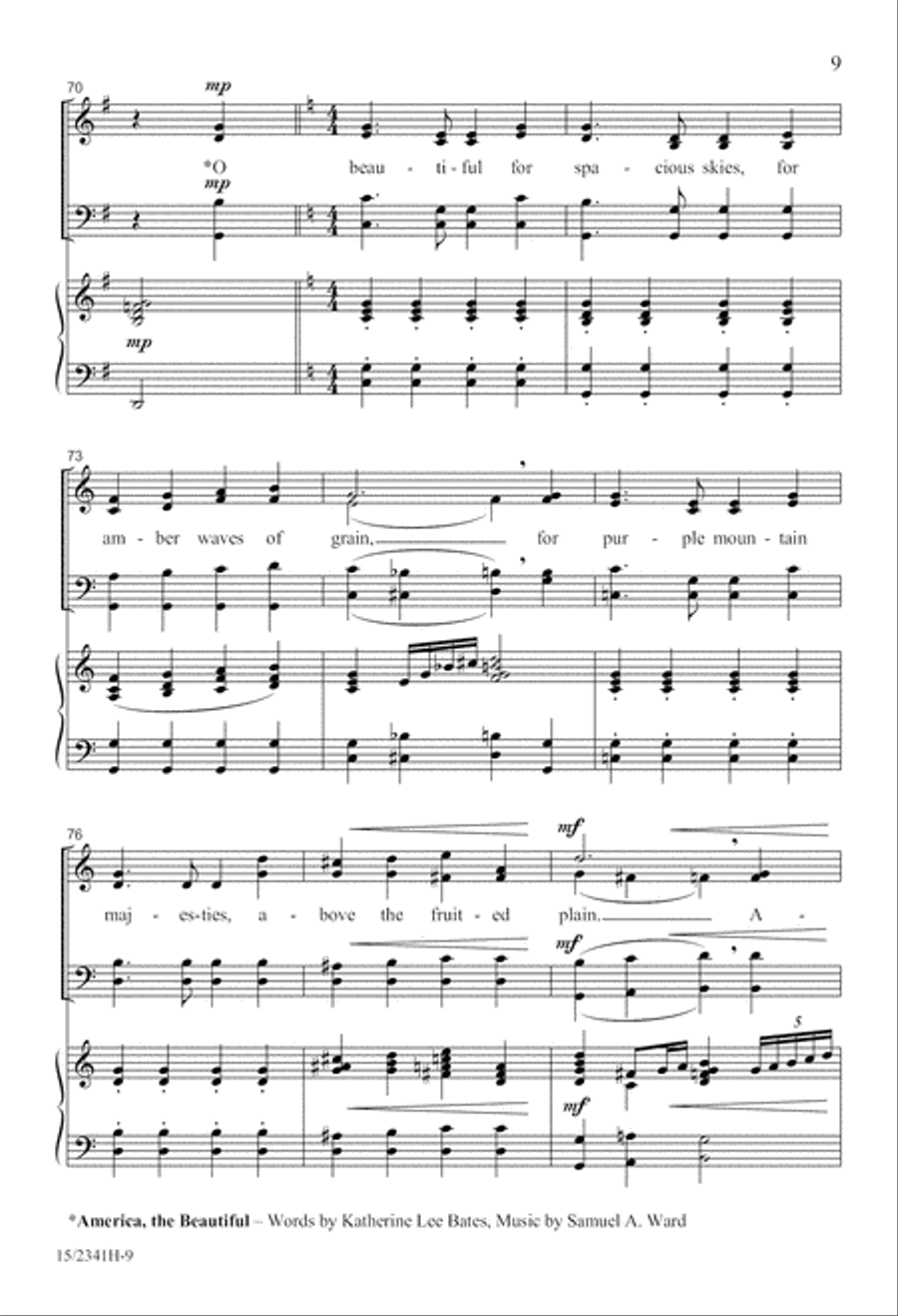 Salute to America 4-Part scores gallery preview page 10