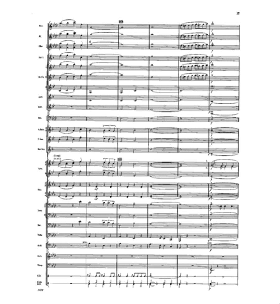 The Americans The Americans Concert Band scores gallery preview page 16