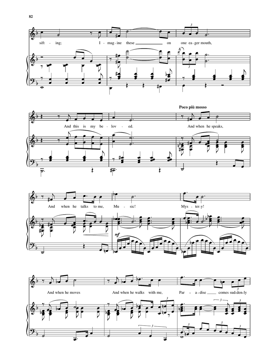 And This Is My Beloved (from Kismet) (High Voice) High Voice scores gallery preview page 2