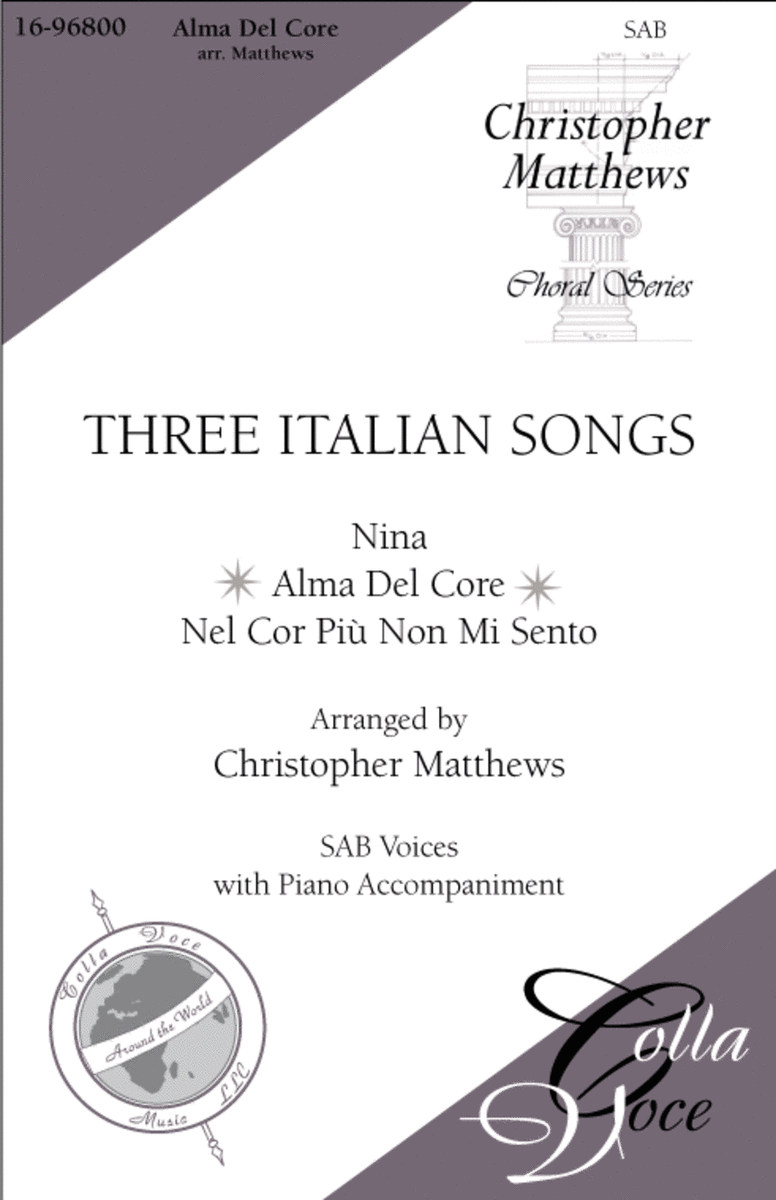 Alma Del Core: from "Three Italian Songs"
