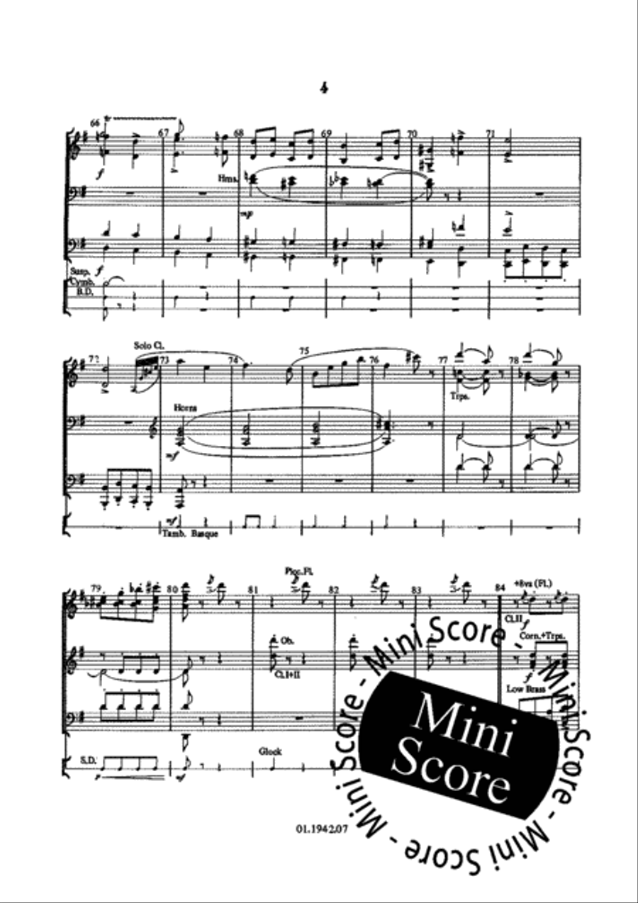 Ronde et Danse Ronde et Danse Concert Band scores gallery preview page 8