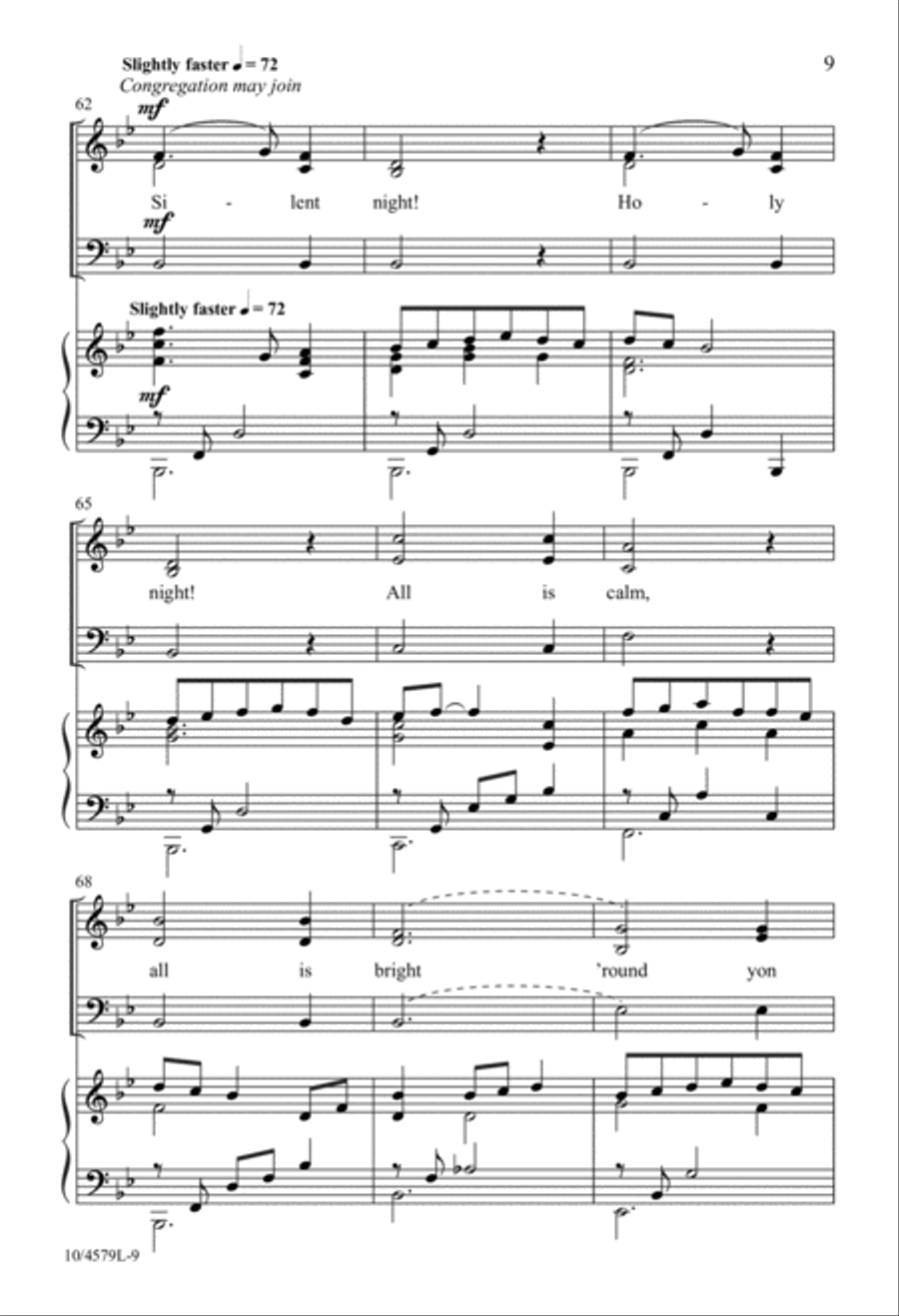 Night of the Father's Love 3-Part scores gallery preview page 10