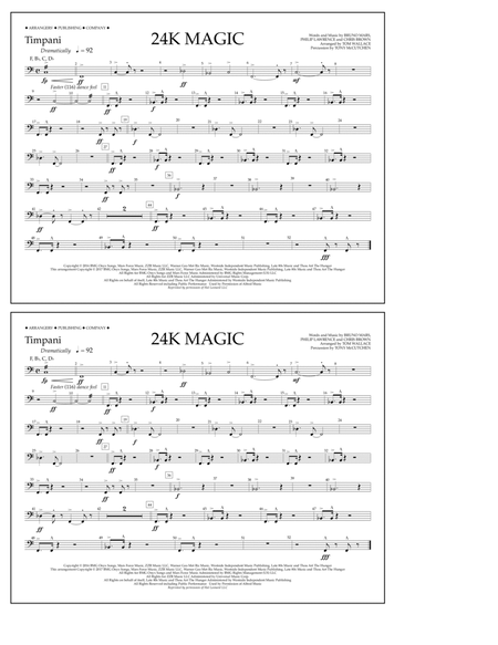 24K Magic - Timpani