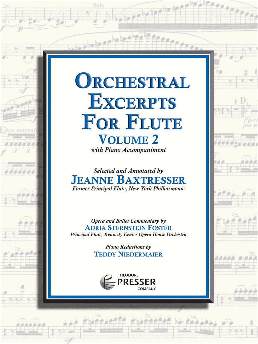 Orchestral Excerpts for Flute, Volume 2 Chamber Music scores gallery preview page 1