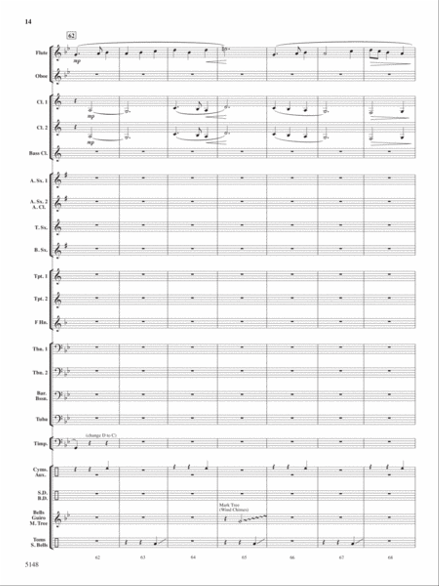 Fire Dance Concert Band scores gallery preview page 13