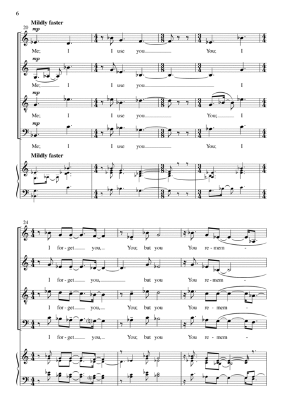 What It Might Say 4-Part scores gallery preview page 6