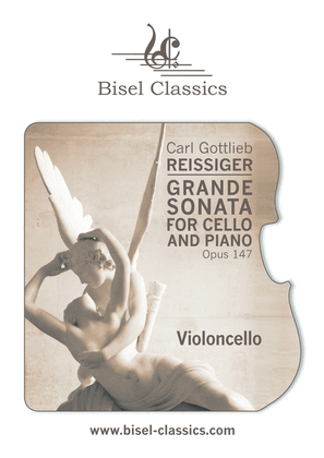 Book cover for Grande Sonata for Cello and Piano, Opus 147 - Cello