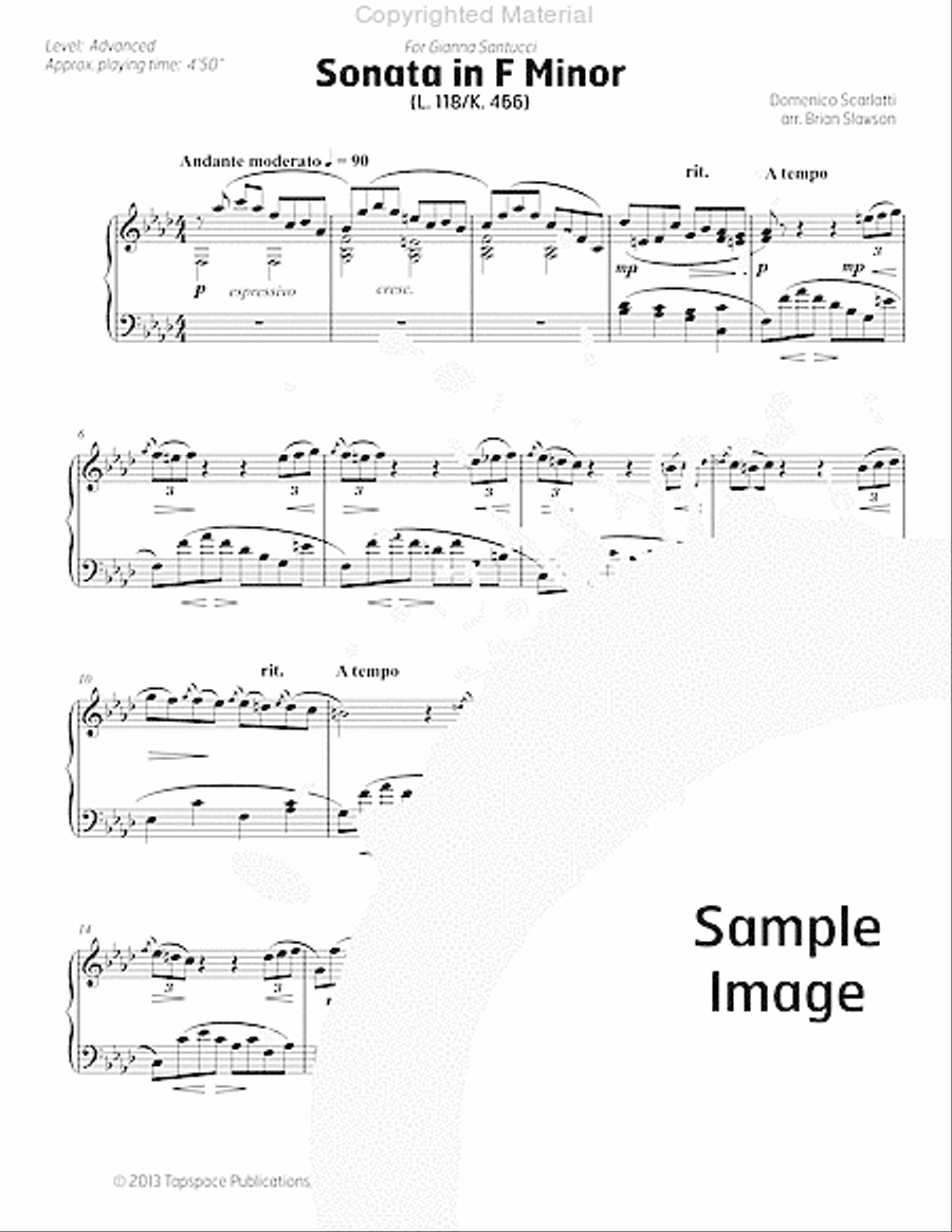 Sonata in F Minor Marimba scores gallery preview page 5