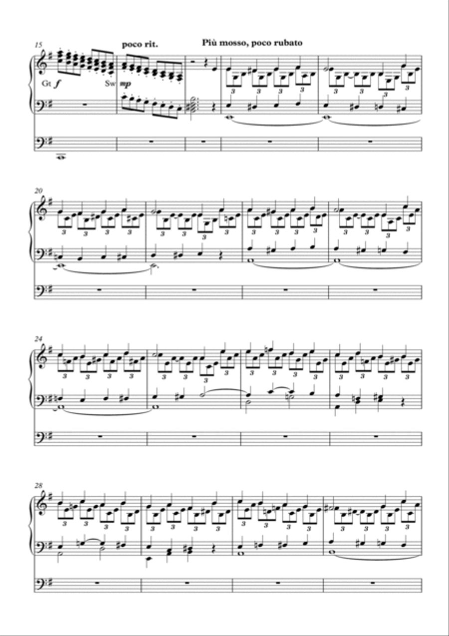 Organ Christmas Postlude Adeste Fideles (O Come all ye Faithful) Organ Solo scores gallery preview page 4