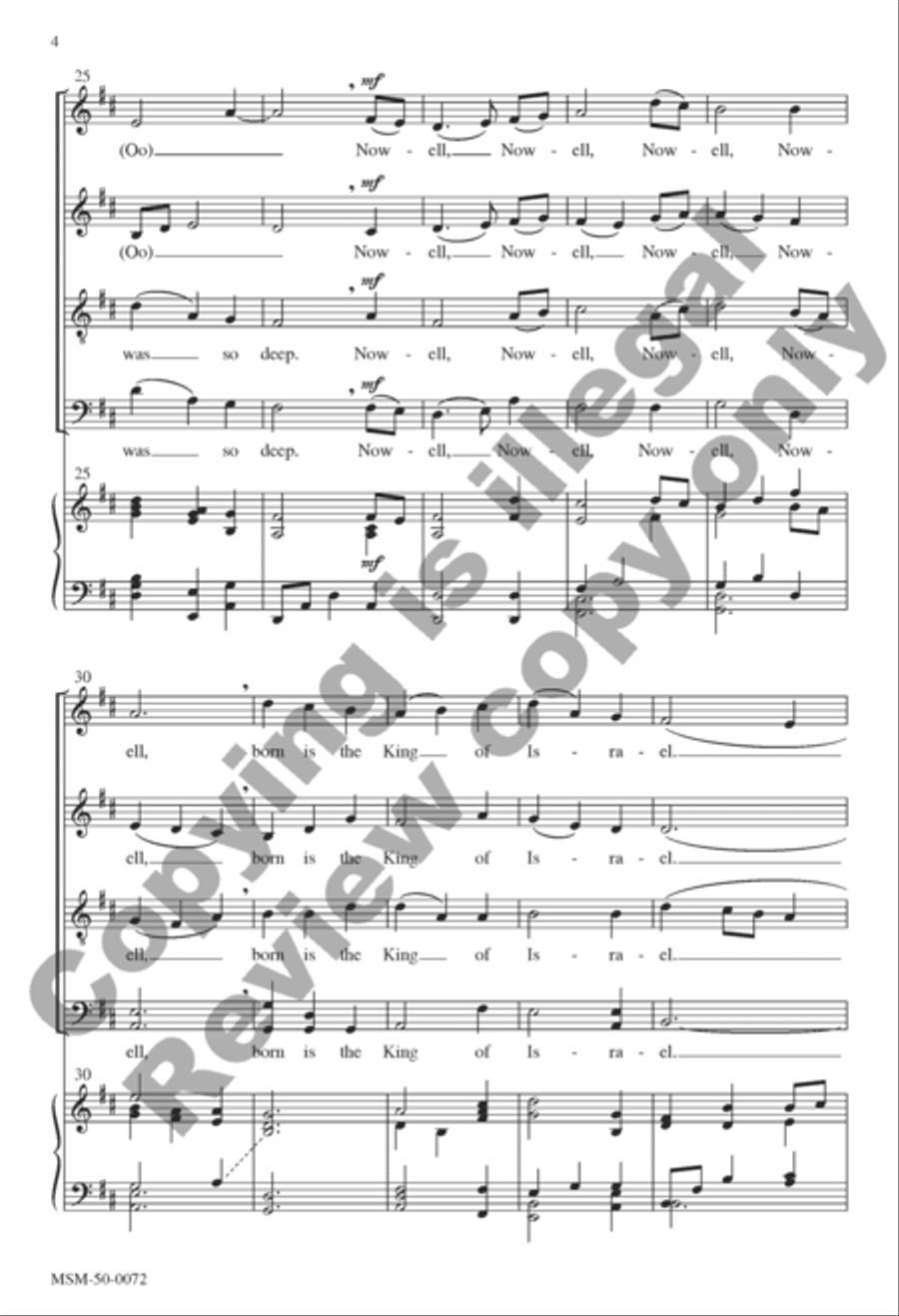The First Nowell The First Nowell Divisi scores gallery preview page 4