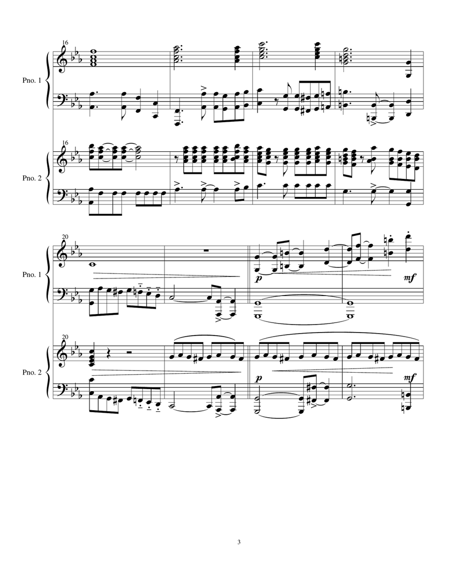 La Perla Negra Piano scores gallery preview page 3