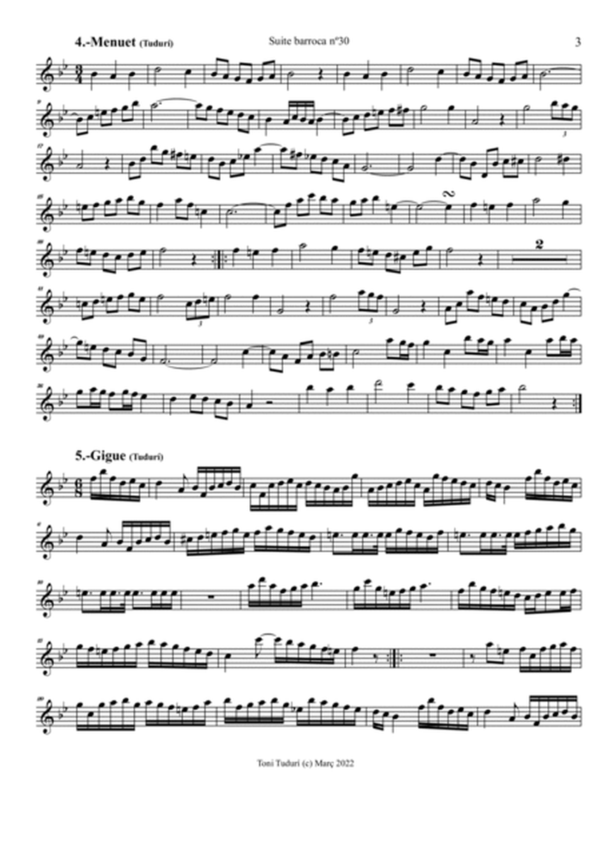 Baroque suite nº30 - G.P.Telemann/Toni Tudurí (string/baroque orchestra version)