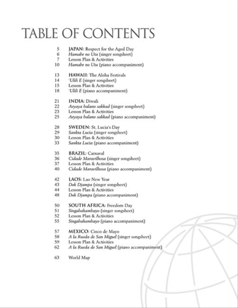 Music of Our World Choir scores gallery preview page 2