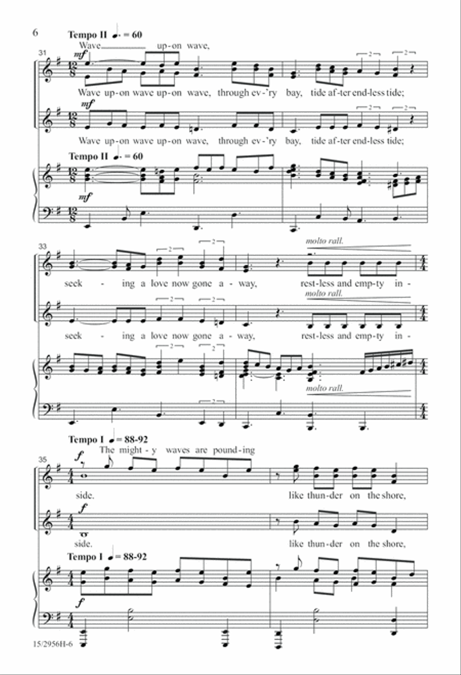 The Ocean is a Restless Heart SSA scores gallery preview page 7