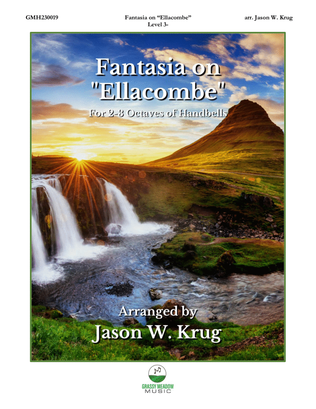 Book cover for Fantasia on "Ellacombe" (for 2-3 octave handbell ensemble) (site license)