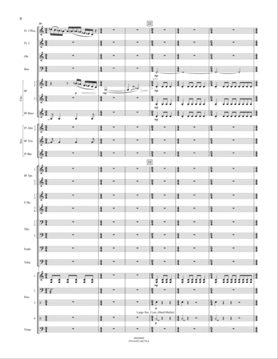 Footsteps - Conductor Score (Full Score) Conductor Score scores gallery preview page 6