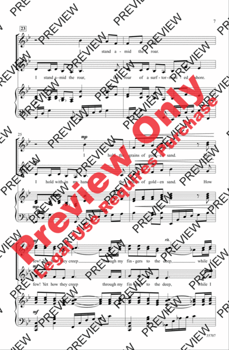 A Dream Within a Dream A Dream Within a Dream Women's Choir scores gallery preview page 7