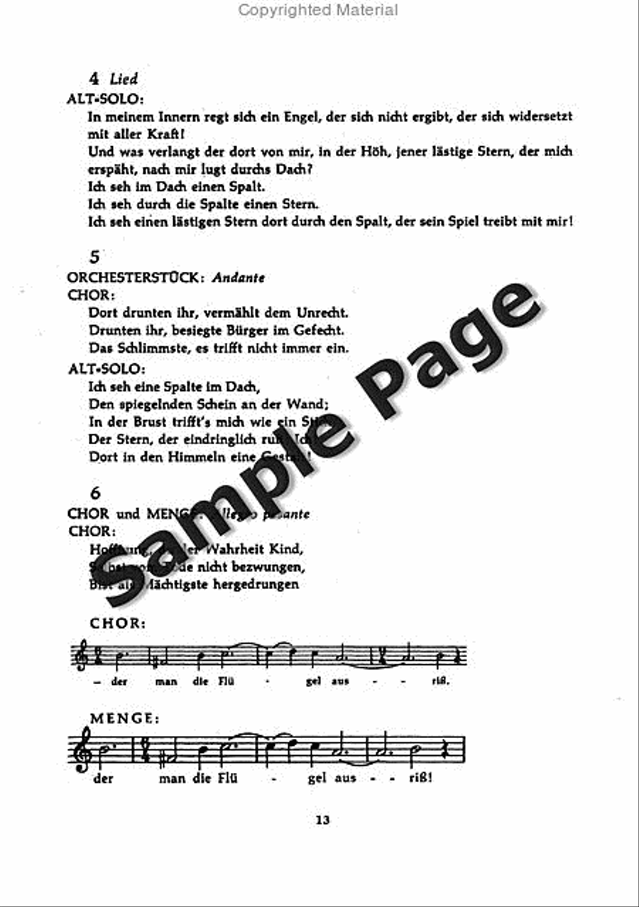 Triumphgesang Triumphgesang 4-Part scores gallery preview page 14