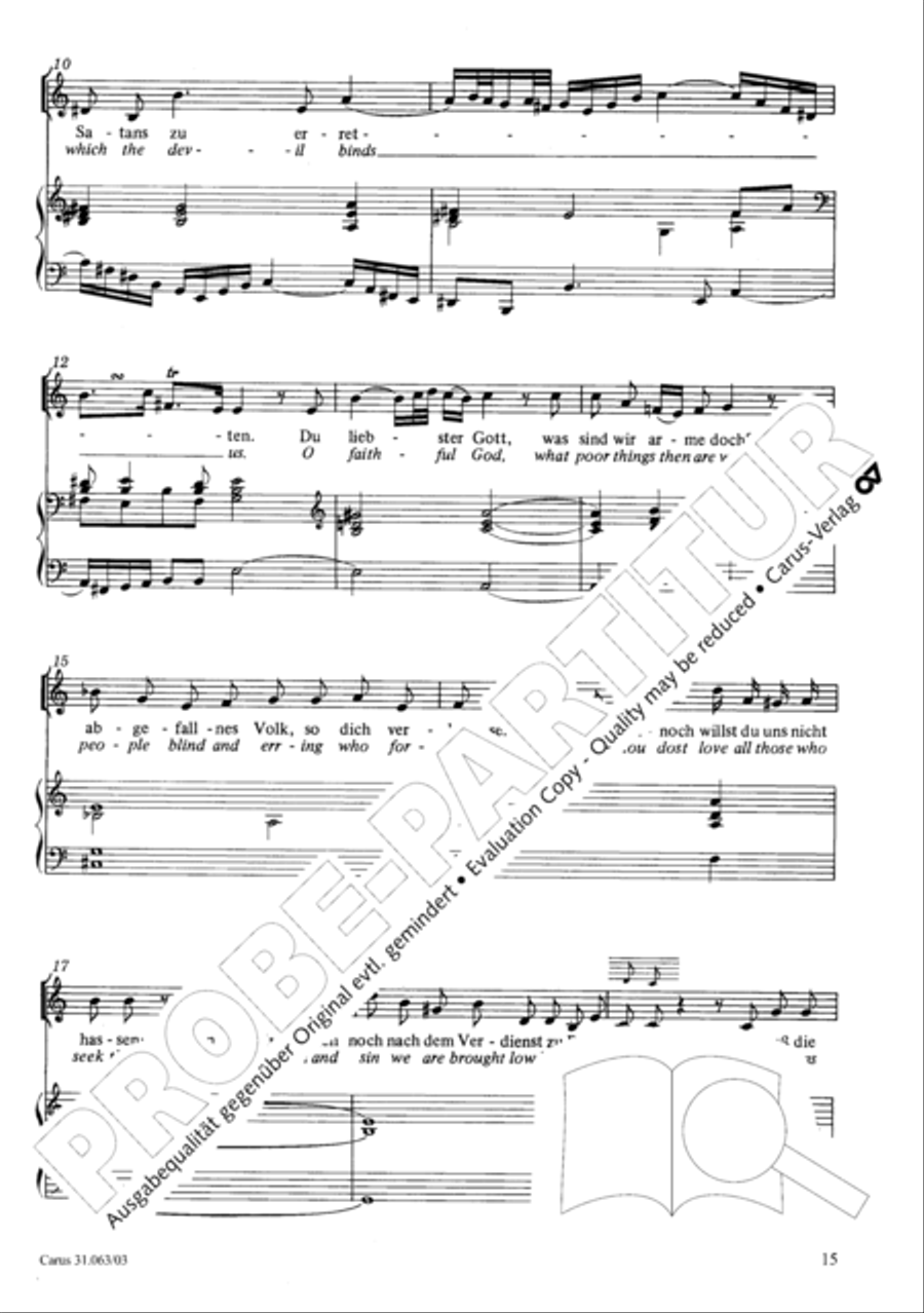 Christians, etch this blessed day (Christen, atzet diesen Tag) 4-Part scores gallery preview page 16