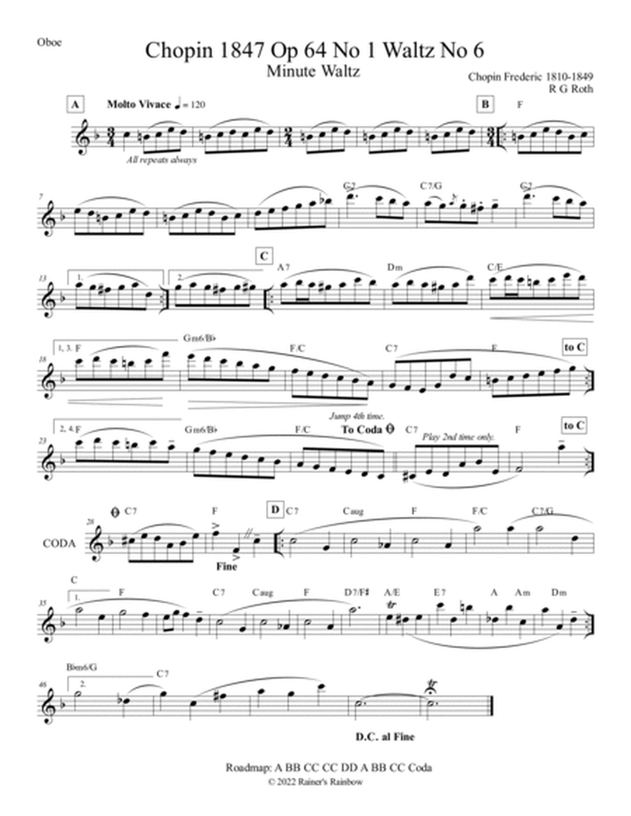 Chopin Minute Waltz Saxophone